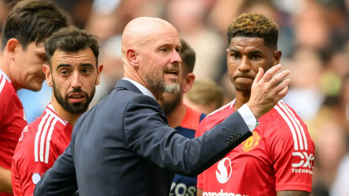 Man Utd have an 'insecure wild-eyed' manager but still ahead of Arsenal and Liverpool 1 Male Utd honcho Erik ten Hag