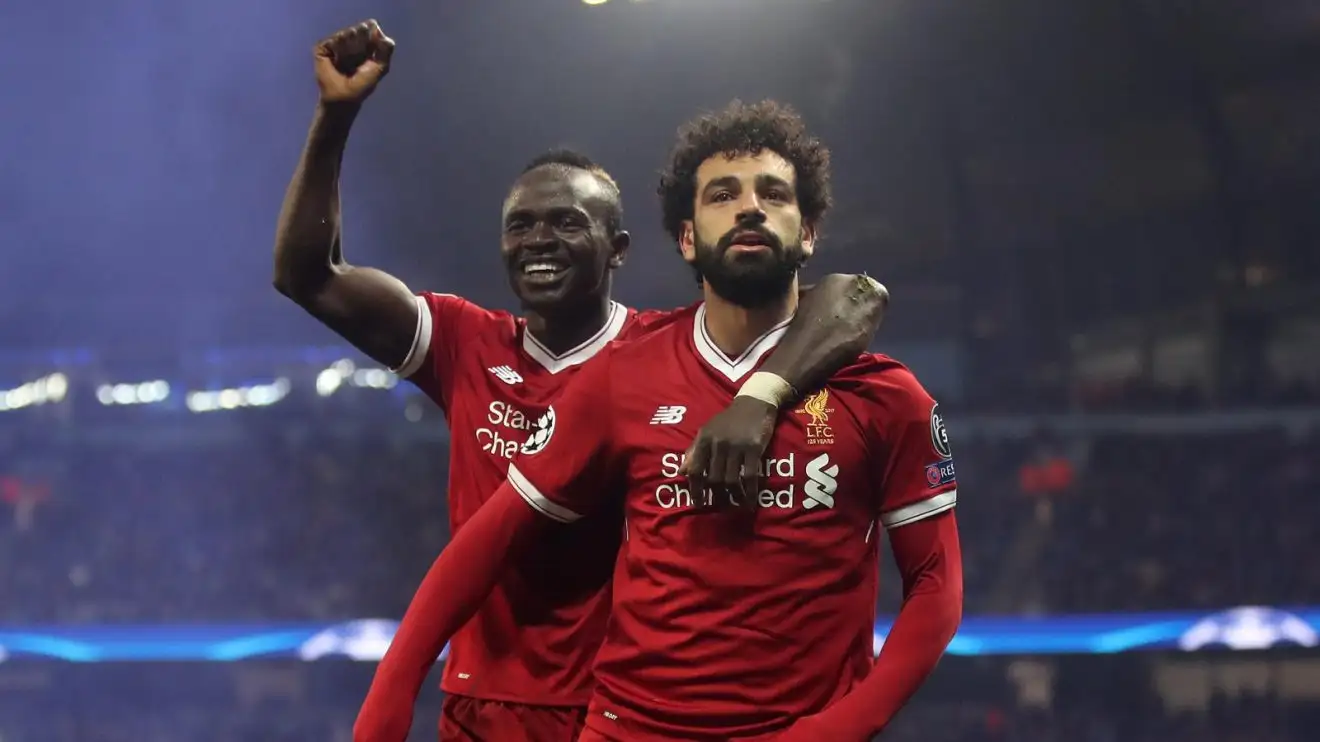 Bộ đôi Liverpool Mohamed Salah và Sadio Mane