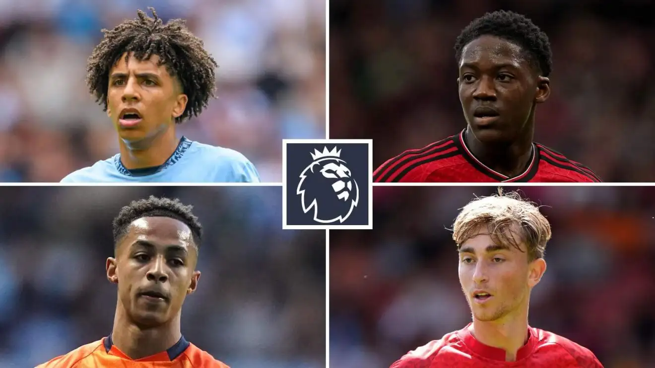 Premier League U21 stars Rico Lewis, Kobbie Mainoo, Omari Hutchinson and Dean Huijsen