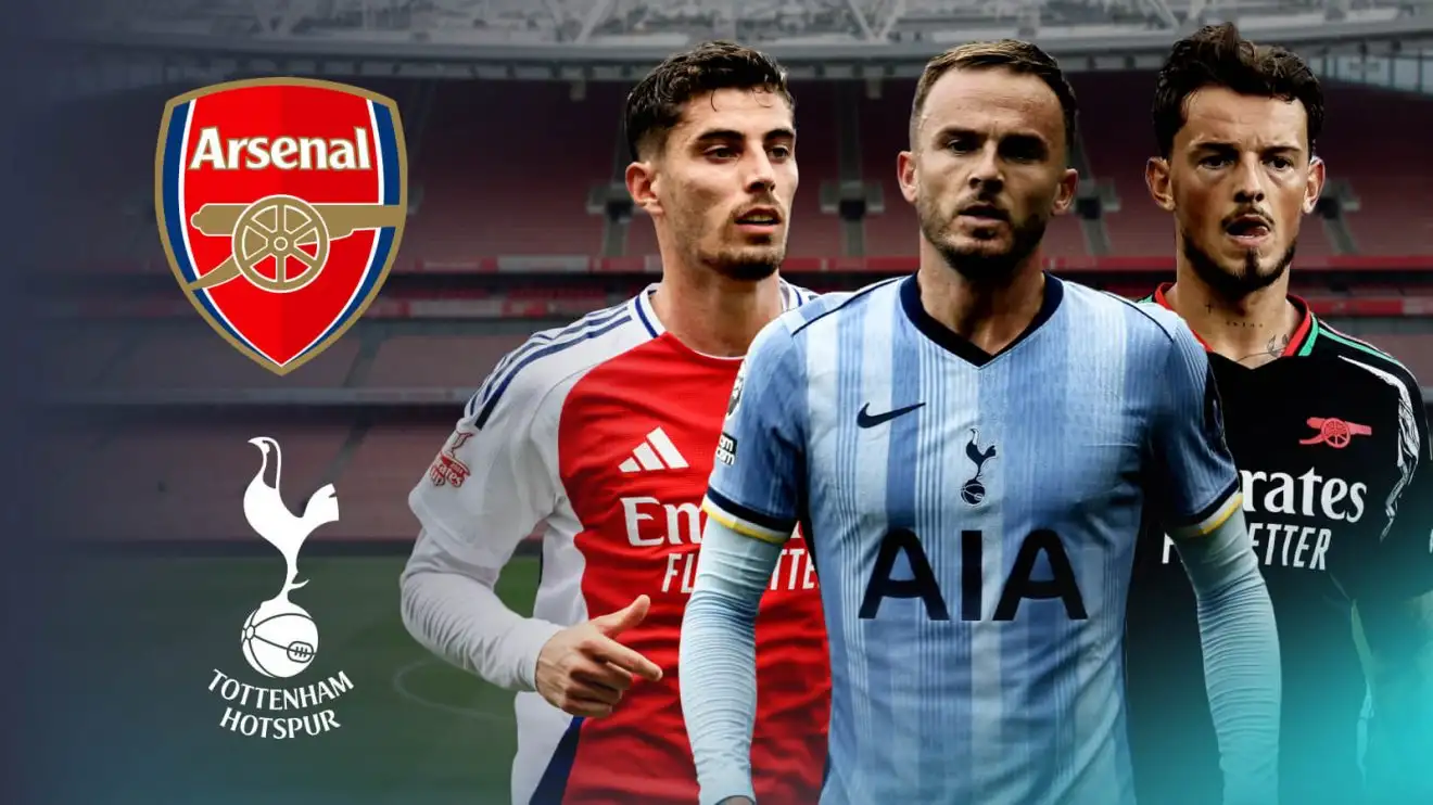 Đội hình tổng hợp Arsenal và Tottenham