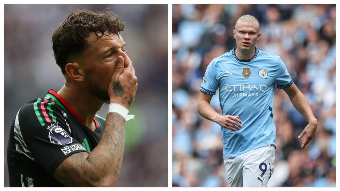 Ben White 'genius' leaves Arsenal 'brushing off' Erling Haaland goal prowess - Football365 1 Ben White and Erling Haaland