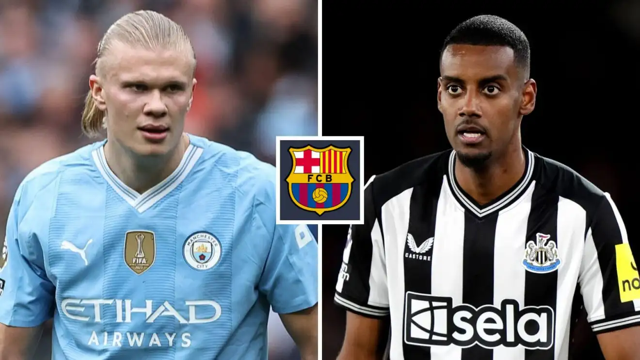 Newcastle demonstrator Alexander Isak and also Erling Haaland