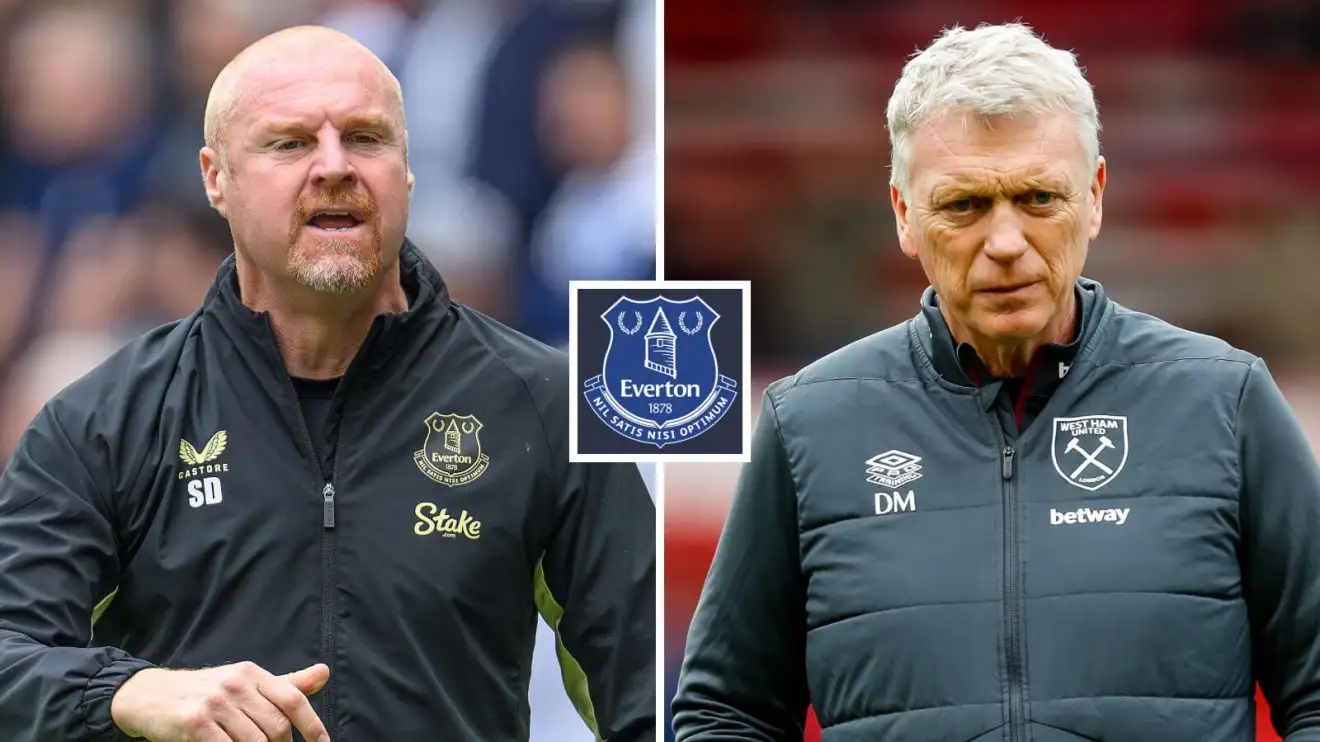 Everton optimal pooch Sean Dyche and David Moyes