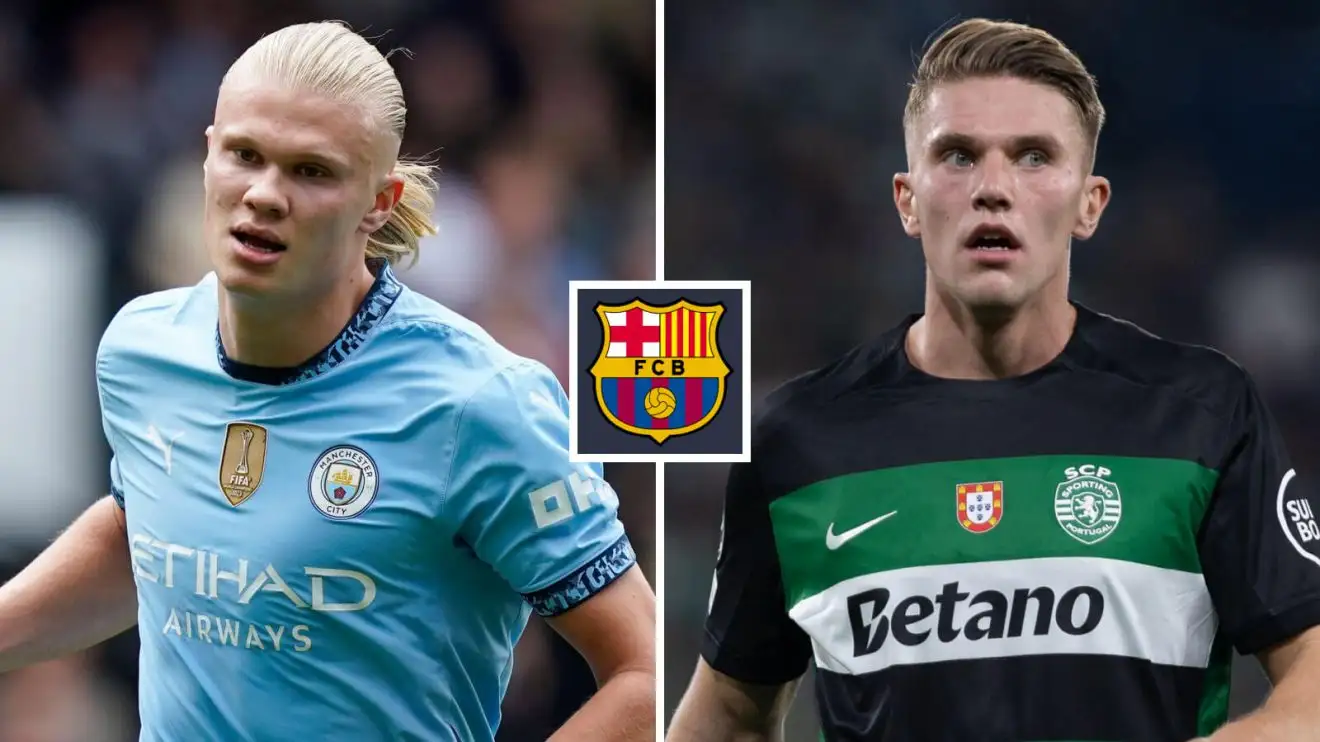Barcelona stars plead for Man City 'cyborg' but chiefs ditch pursuit for £67m star 'better than Haaland' 1 Male Metropolitan elbowroom demonstrator Erling Haaland and also Viktor Gyokeres