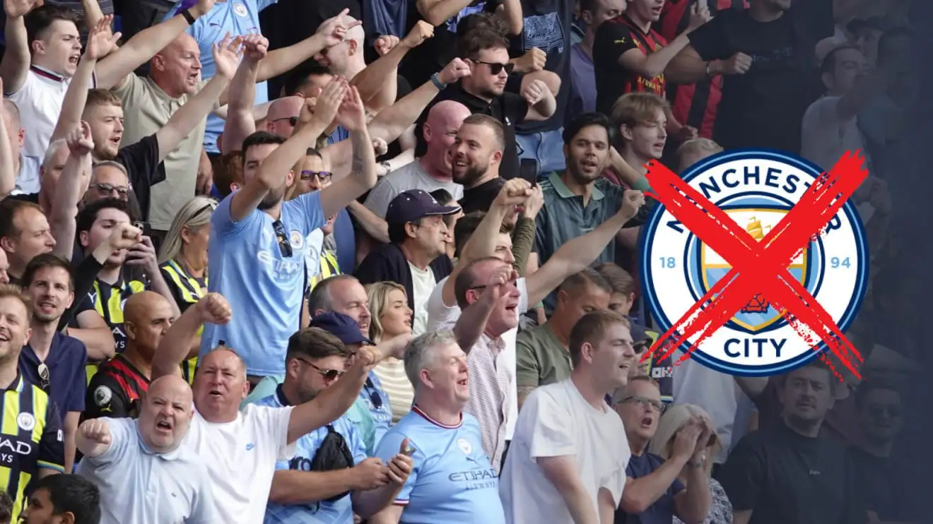 Man City FFP: A third of Cityzens to ditch club after relegation as 'study' reveals 'glory fan' percentage - Football365 1 Male Municipal territory disciples crossed badge