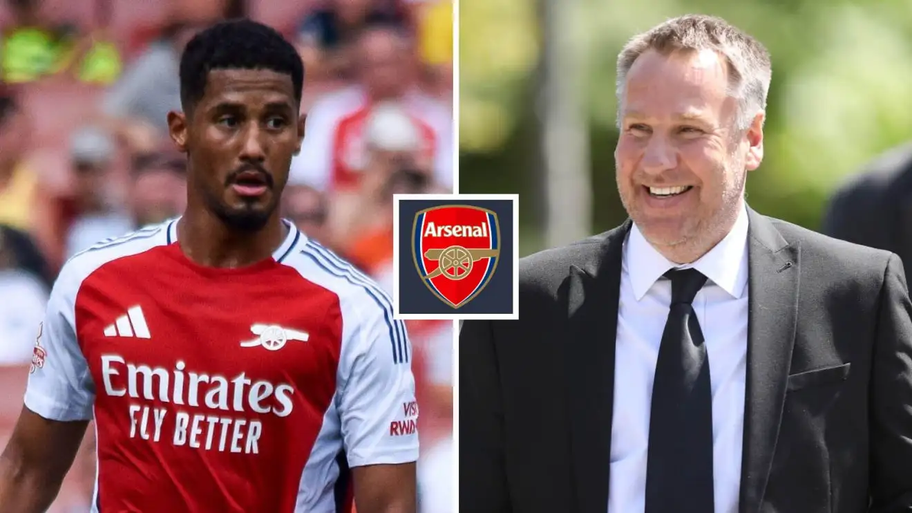 Arsenal legend Paul Merson as well as William Saliba