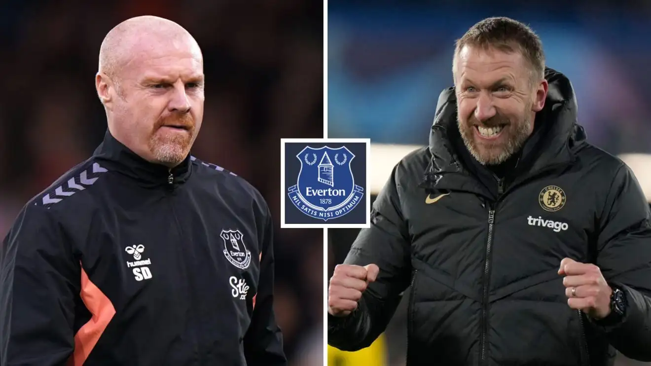 HLV Everton Sean Dyche và Graham Potter