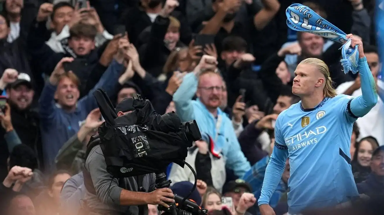 Tiền đạo Man City Erling Haaland