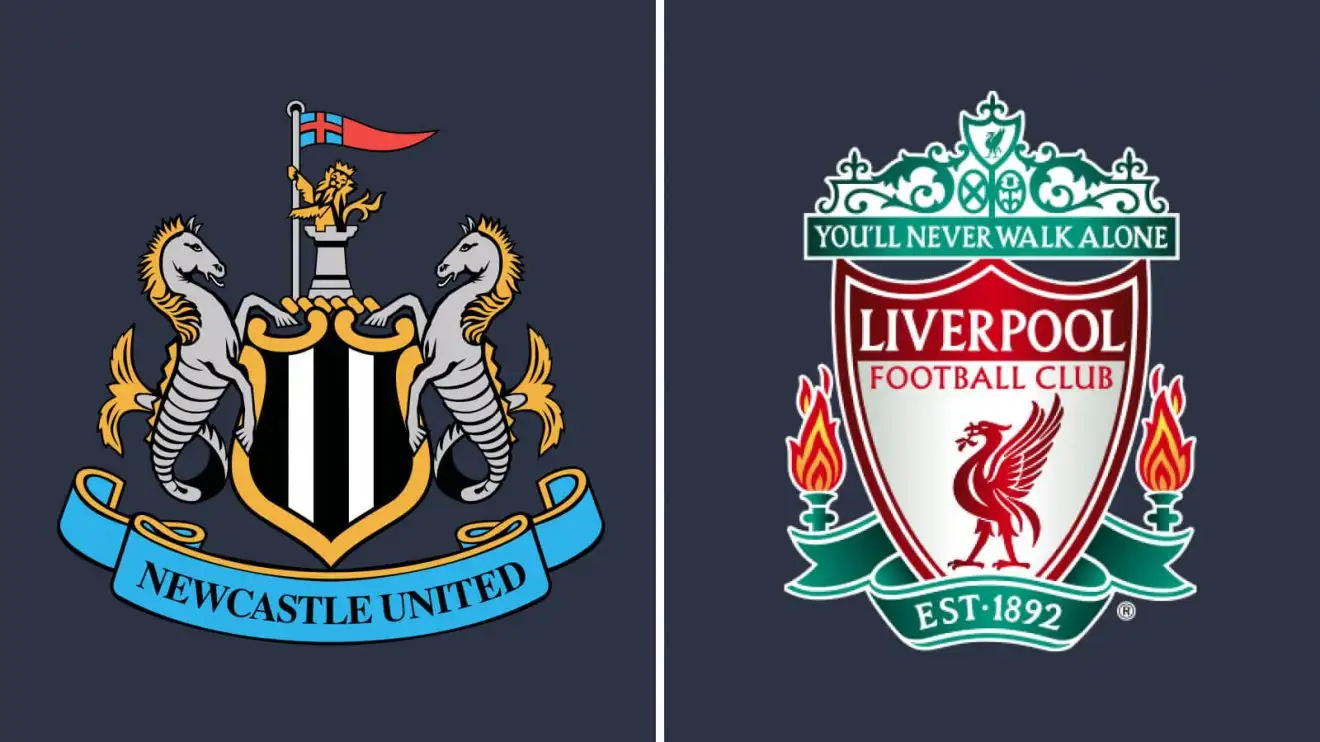 Newcastle and also Liverpool badges