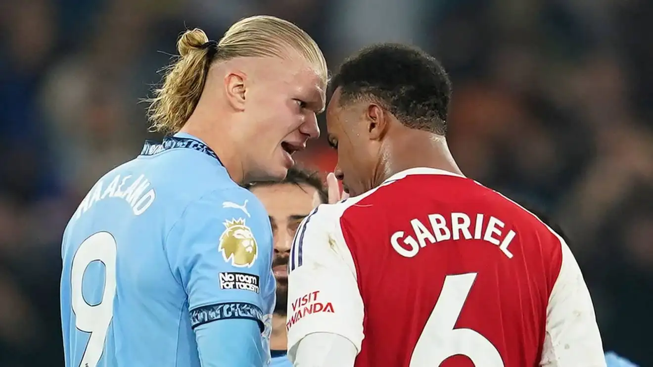 Arsenal think Man City are 'fuming' as player's text emerges; Pep would pick two stars over Odegaard 1 Erling Haaland, Gabriel