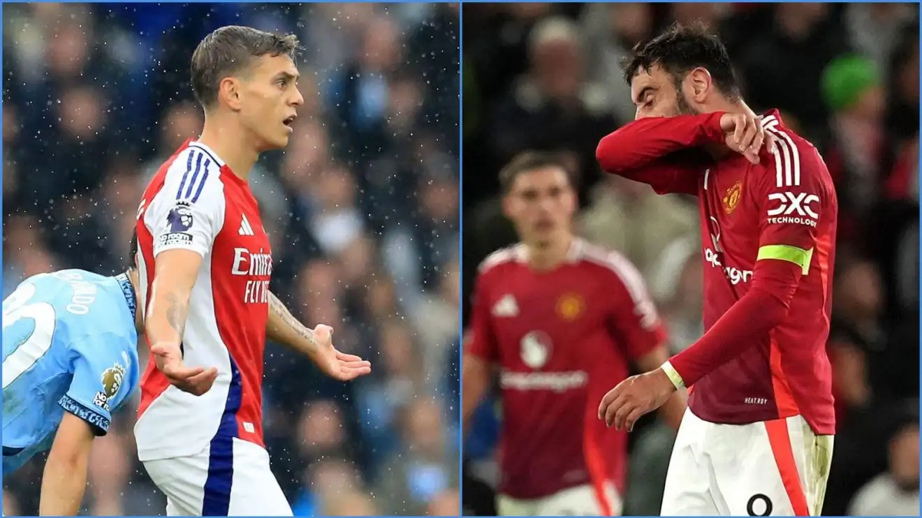 Manchester United to drop Bruno Fernandes? Erik ten Hag has a 'very real, very expensive' problem 1 Medley forward Leandro Trossard and Manchester United player Bruno Fernandes