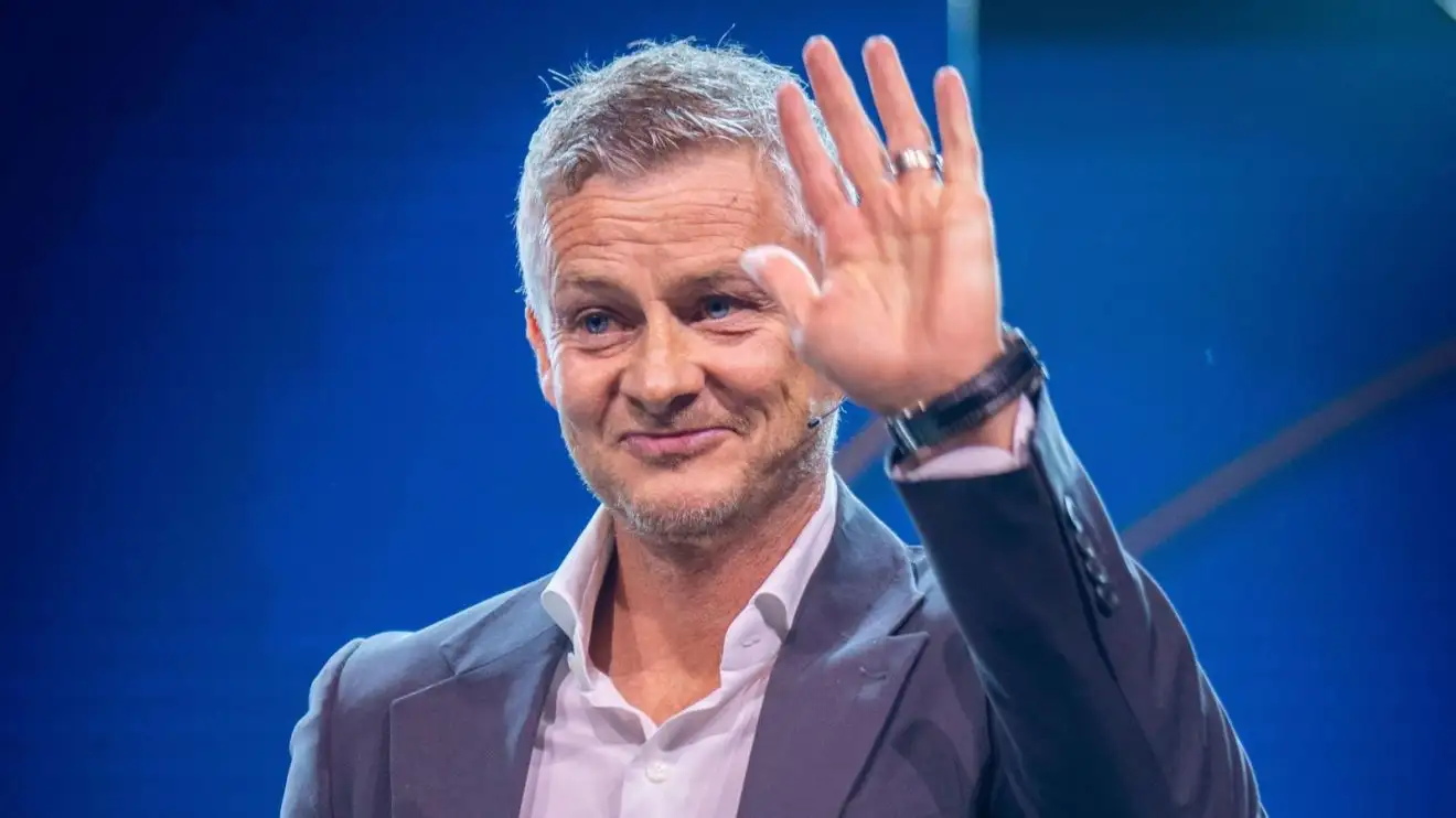 Former Manchester Joined manager Ole Gunnar Solskjaer waves throughout the Oslo Undertakings Forum