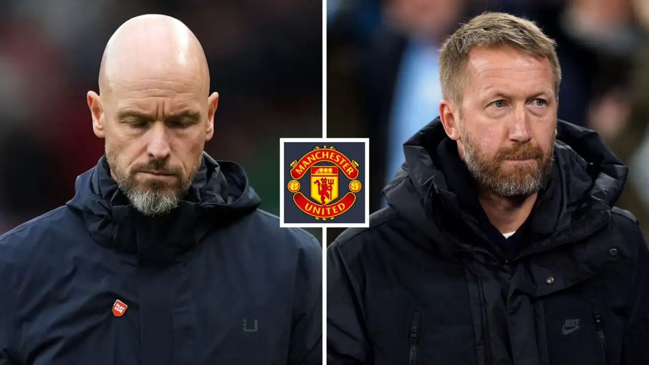 Man Utd players 'discussing' Ten Hag sack as Potter reacts to Red Devils, England rumours 1 Individual Utd manager target Graham Potter