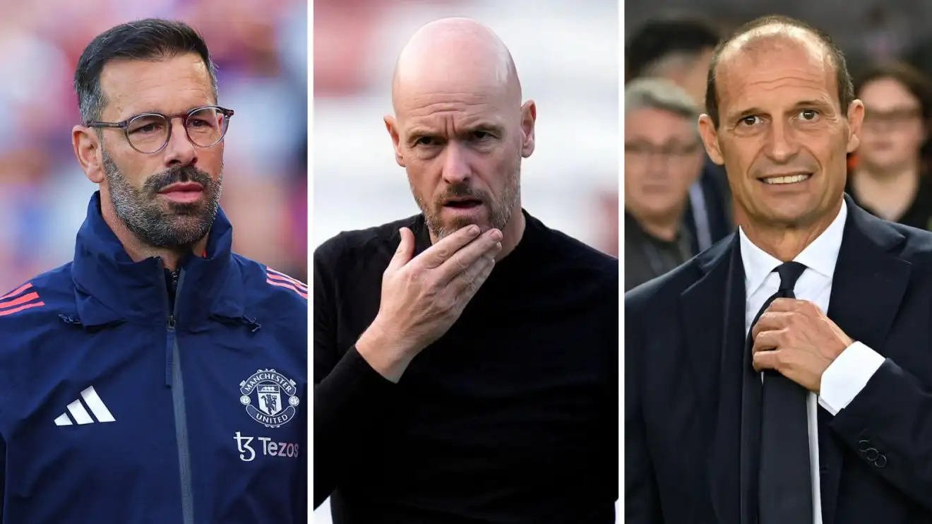 Man Utd 'plan Allegri talks' as Keown points finger at Van Nistelrooy for 'waiting' to take ETH's job 1 Guy Utd top pooch Erik 10 Hag