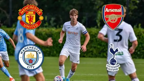 Man City, Man Utd join four-club Premier League race for Swansea teenagers