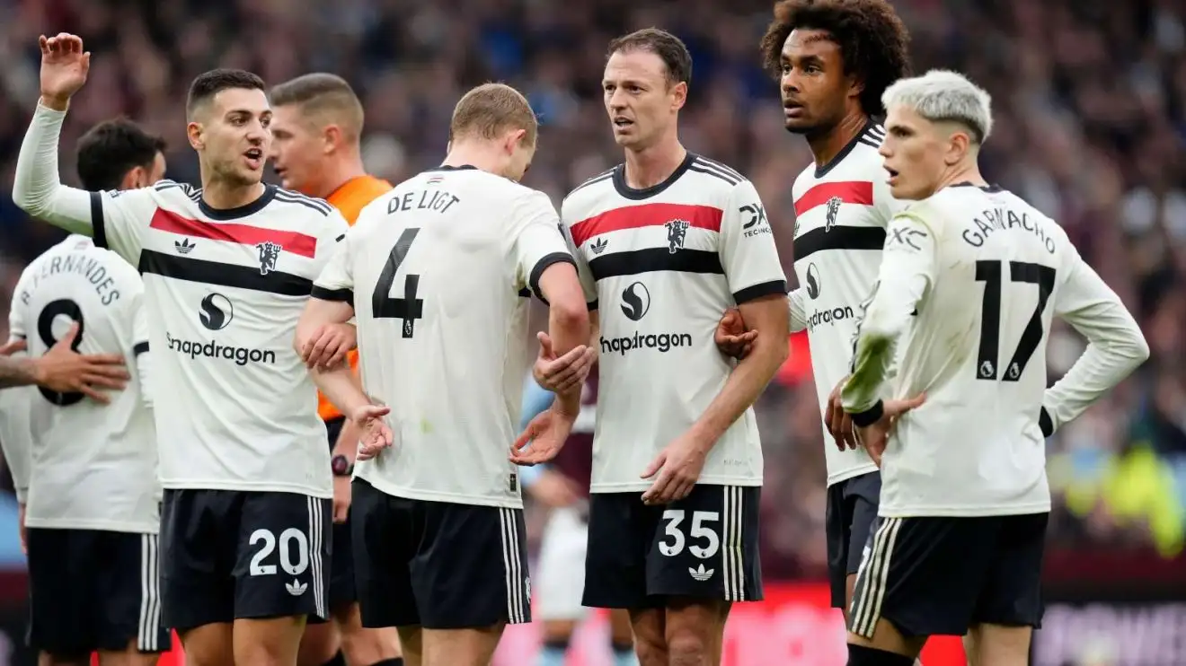 Man Utd 'should be ashamed' as Berbatov slams Ten Hag flops after Aston Villa snoozefest 1 Diogo Dalot, Matthijs de Ligt, Jonny Evans, Joshua Zirkzee and also Alejandro Garnacho