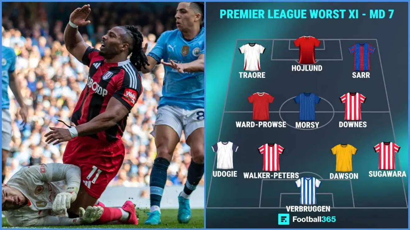 Adama Traore, Premier League worst XI graphic