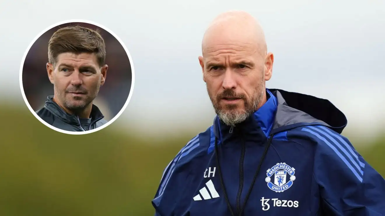 Man Utd under Ten Hag is like Aston Villa under Stevie G now 1 Erik 10 Hag and Steven Gerrard