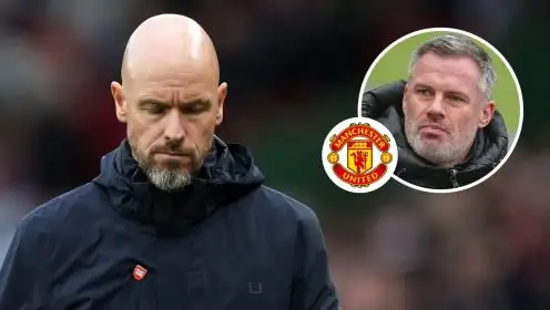 Carragher claims Man Utd have left Ten Hag ‘out to dry’ with ex-striker waiting in the wings to take over