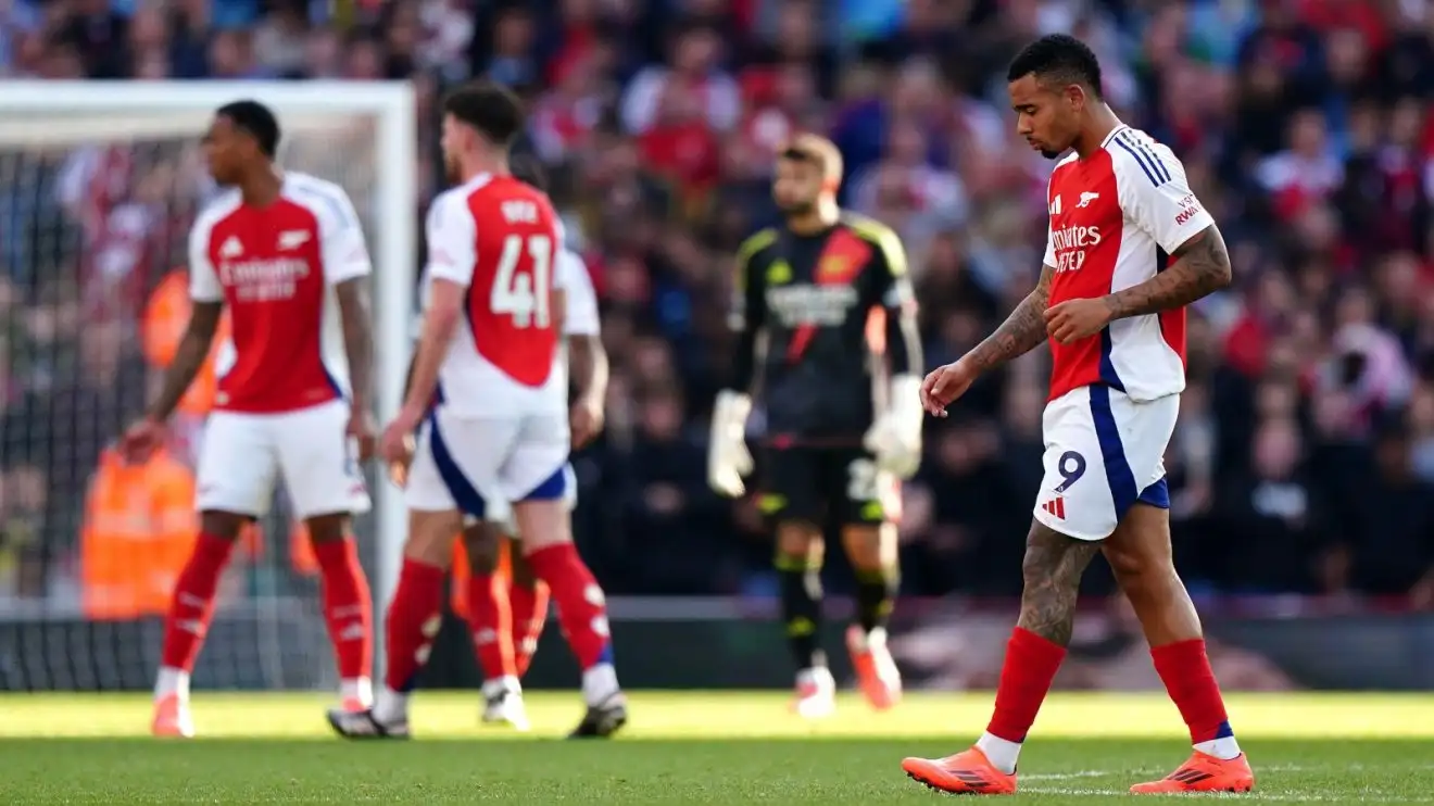 Arsenal looking forlorn