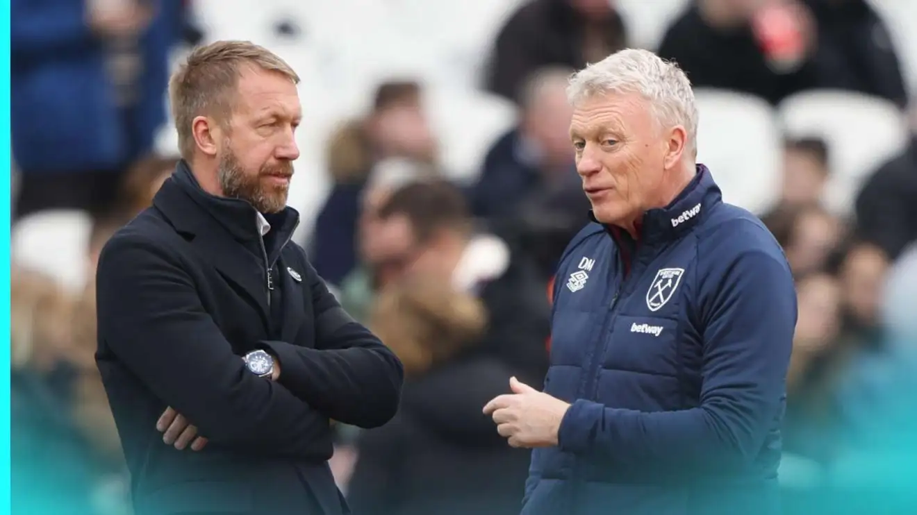 Graham Potter and David Moyes