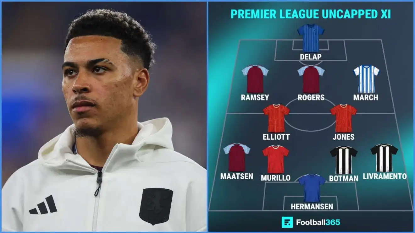 Morgan Rogers, Premier League uncapped XI graphic