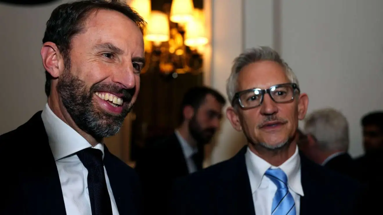 Lineker 'admires' Carsley's 'balls' after 'bold' England approach v Greece - 'football I like' 1 Gary Lineker and also Gareth Southgate