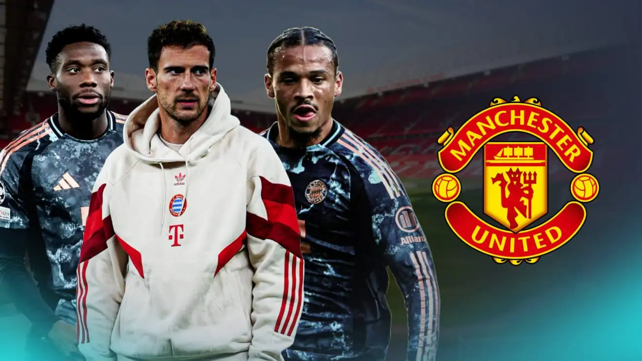 Man Utd line up incredible triple January raid on Bayern Munich to save their season 1 Guy Utd targets Leon Goretzka, Alphonso Davies and Leroy Sane