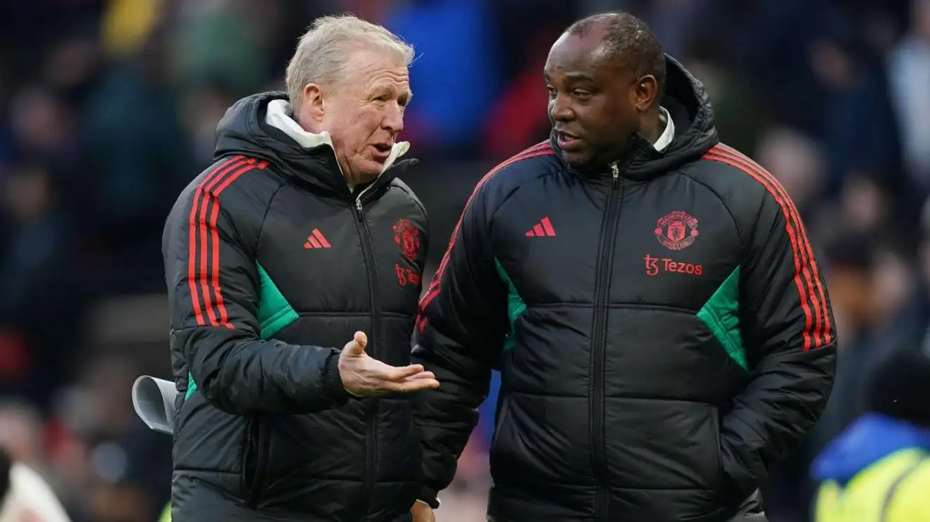 Former Male Utd trains Benni McCarthy and Steve McClaren in elaboration