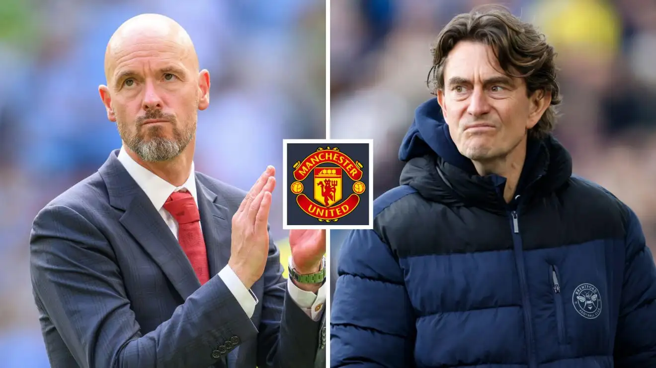 Thomas Frank và Erik ten Hag được liên kết với Man Utd