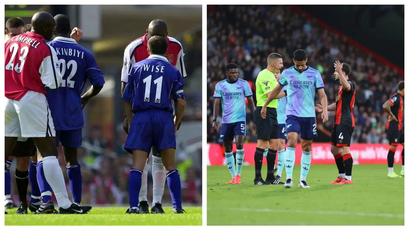 Arsenal red cards