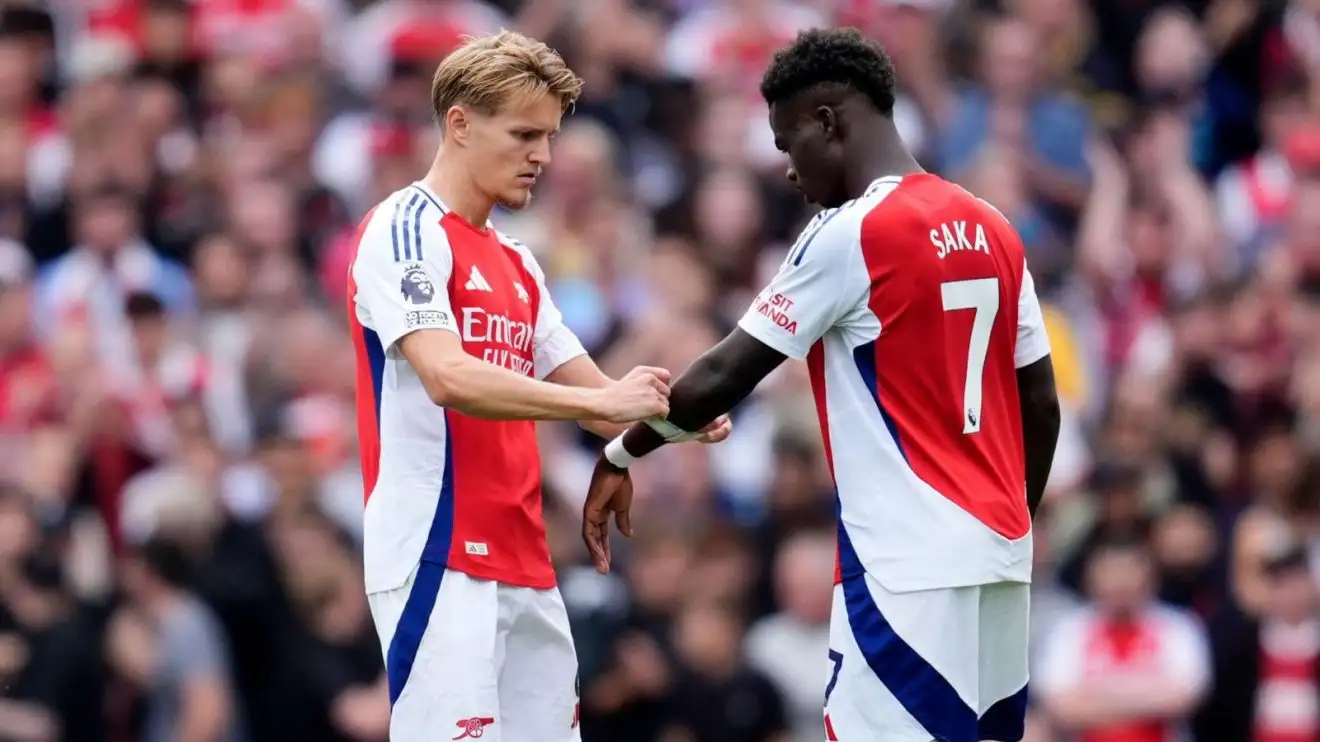 Arsenal Saka Odegaard