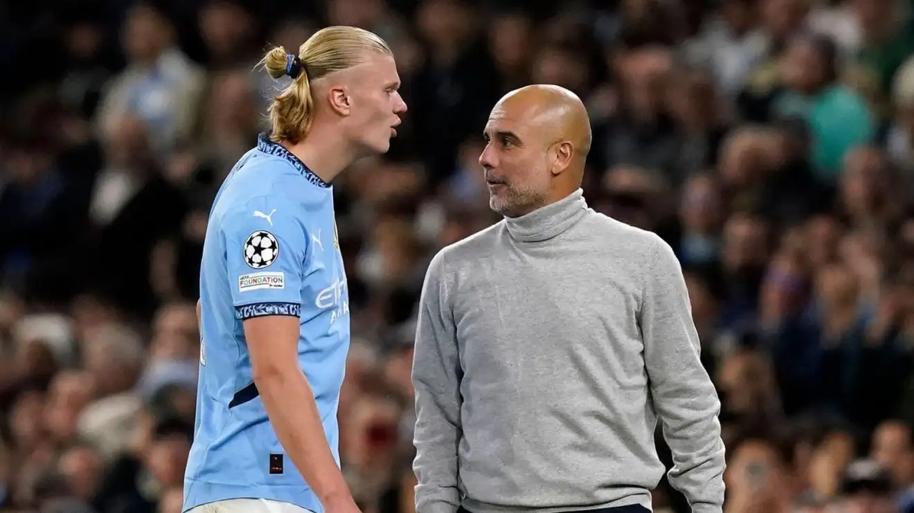 Male Municipal establish duo Erling Haaland as well as Pep Guardiola