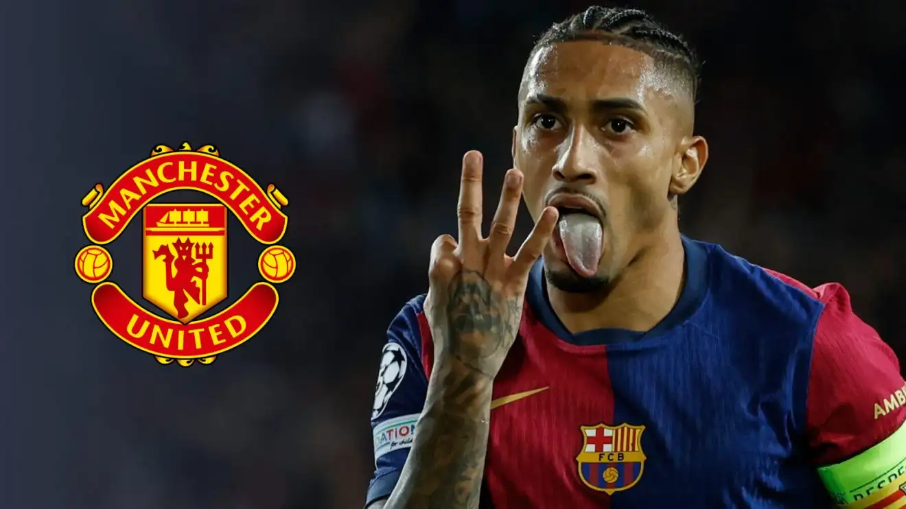 Barcelona star to 'take advantage of Amorim's 'astronomical summer budget' at Man Utd 1 Guy Utd send target Raphinha