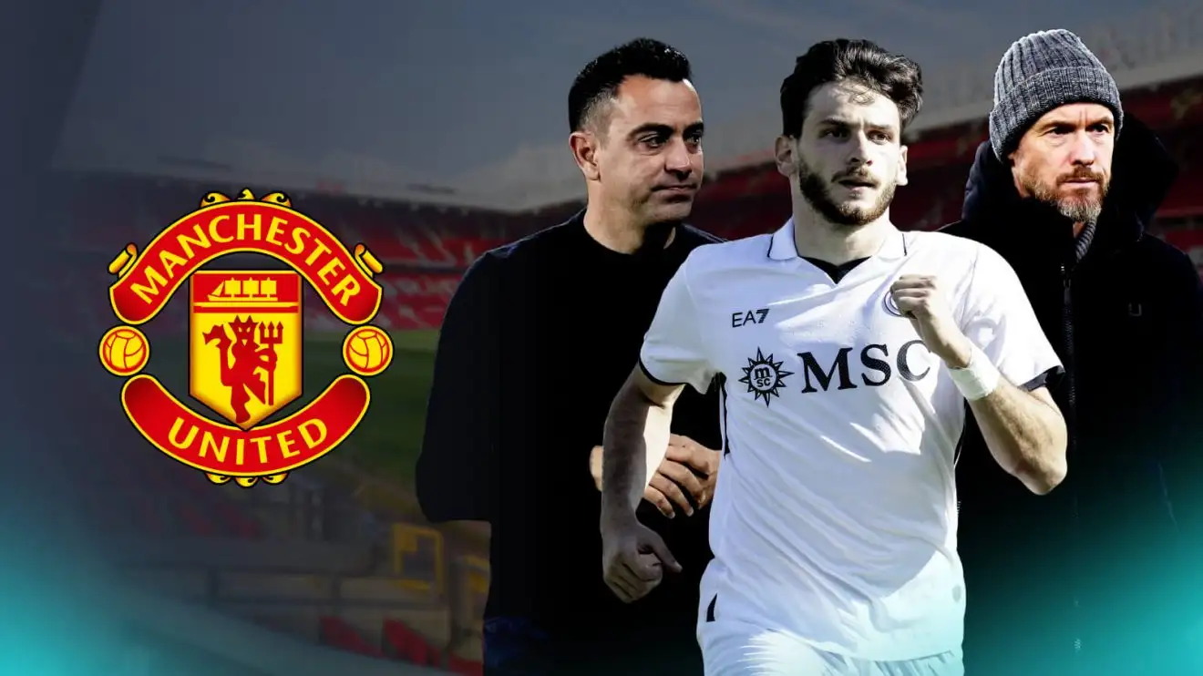 Man Utd: Xavi 'asks' for £67m 'perfect' signing to replace Ten Hag after two other 'demands' 1 Male Utd manager target Xavi wants Khvicha Kvaratskhelia