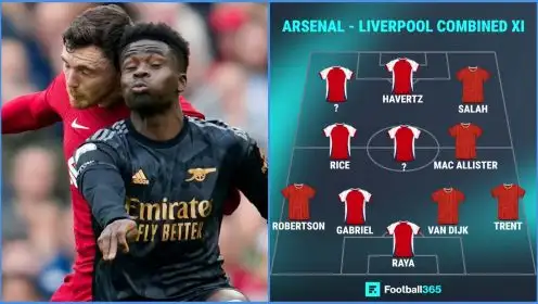 Arsenal – Liverpool combined XI: No Saliba, Alisson, Odegaard as six Gunners included