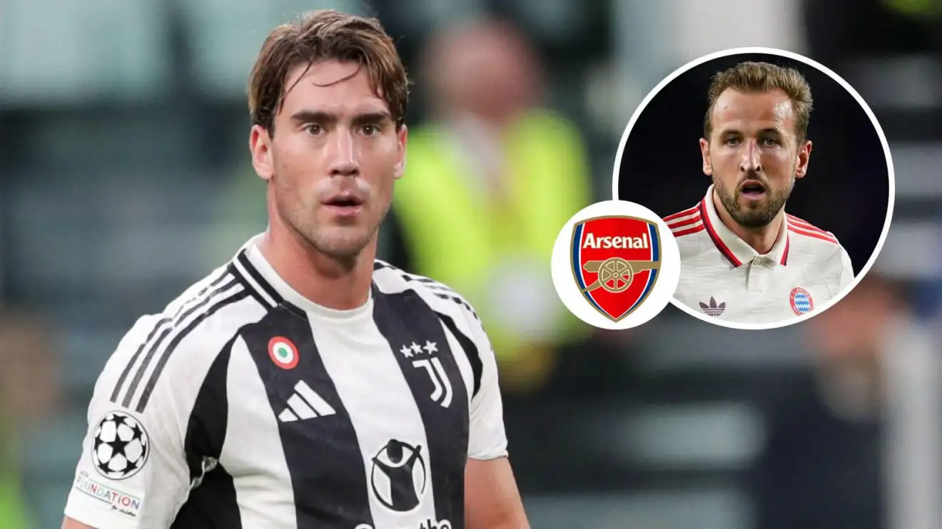 Arsenal readying move for Harry Kane replica with 'guarantee' of goals for Mikel Arteta 1 Dusan Vlahovic, Harry Kane, Mishmash