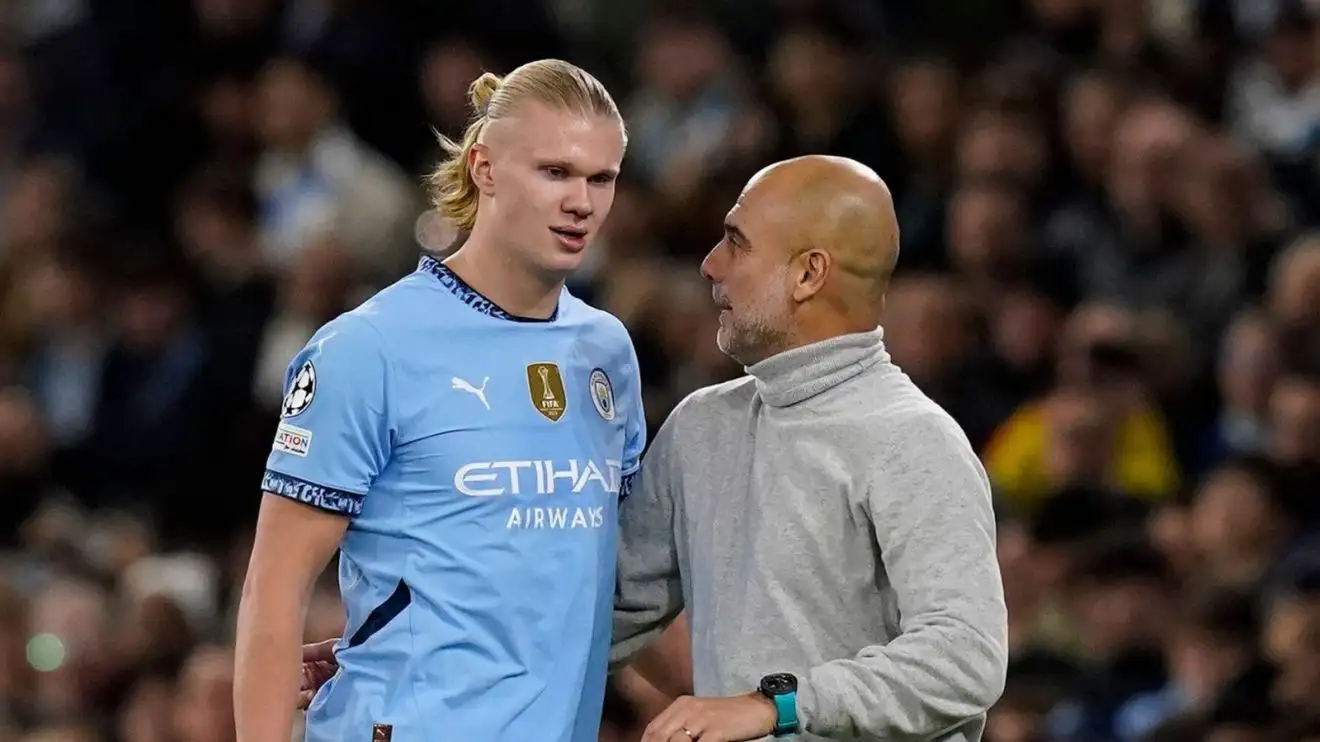 Man City: Guardiola 'worried' as Haaland says he 'will stay' on one condition in transfer 'ultimatum' 1 Male City spot top mutts Pep Guardiola and also Erling Haaland