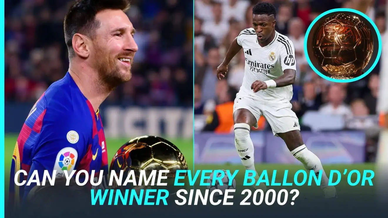 Lionel Messi, Vinicius Junior, Ballon d'Or graphic