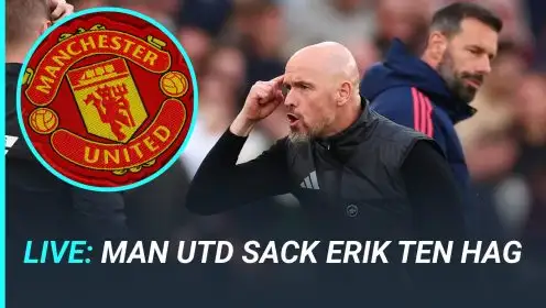 F365 Live: Recap reaction to Man Utd sacking Erik ten Hag