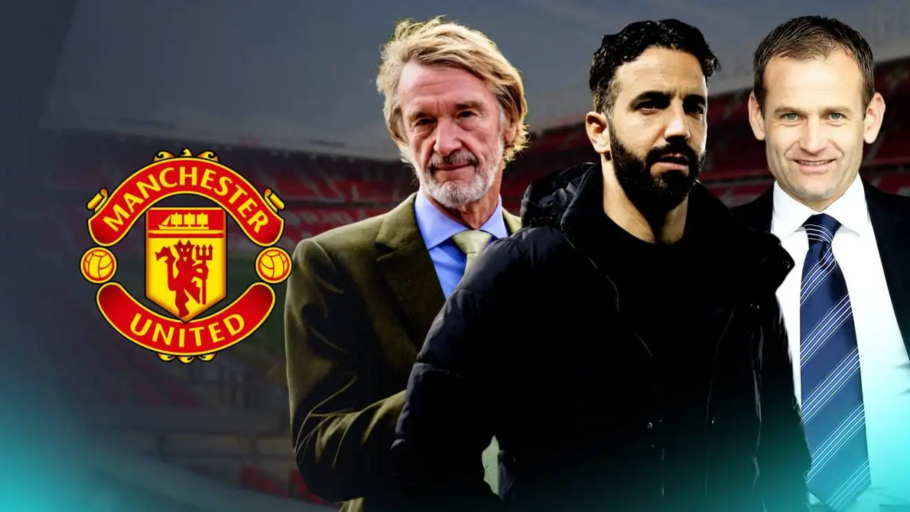 Man Utd trio Sir Jim Ratcliffe, Ruben Amorim and Dan Ashworth