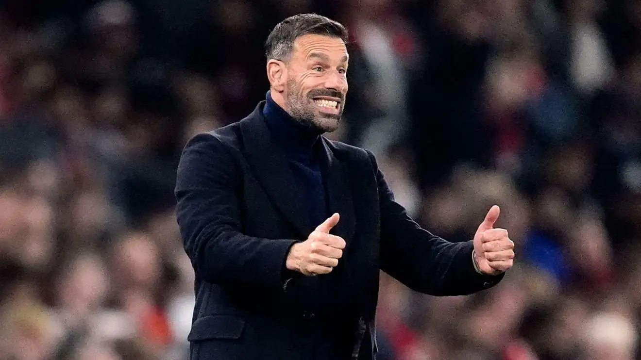 Manchester United caretaker manager Ruud van Nistelrooy