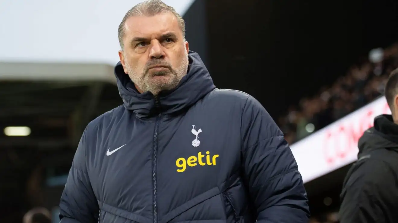 Tottenham head coach Ange Postecoglou before a match