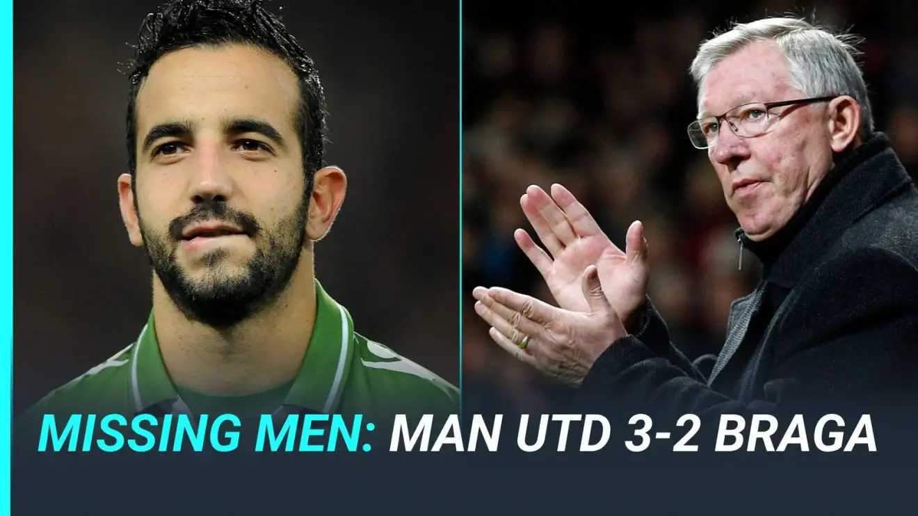 Ruben Amorim and Sir Alex Ferguson.