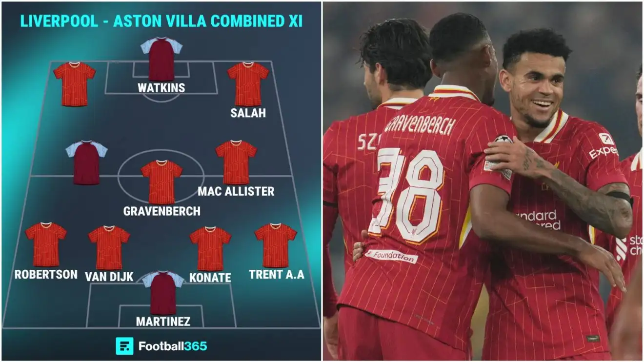 Liverpool - Aston Villa combined XI features Luis Diaz and Ryan Gravenberch