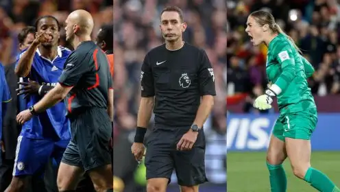 Top ten football swears features Didier Drogba, Mary Earps and new entry David Coote