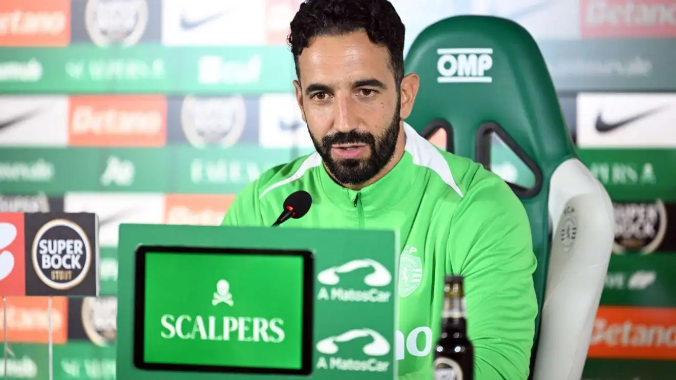 Man Utd transfer: Player Amorim 'already planning' to sign revealed as Ratcliffe 'assesses options' 1 Brand-neoteric Male Utd head technician Ruben Amorim during a press meeting