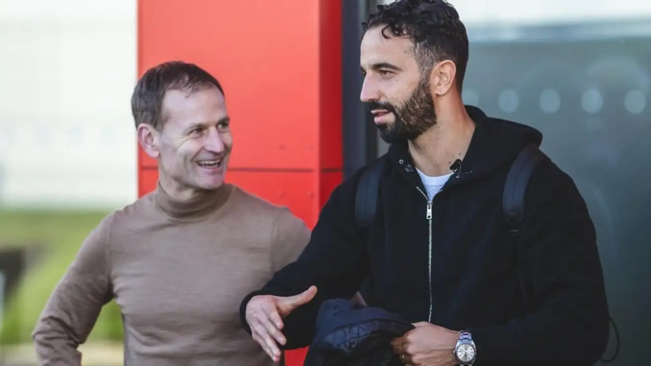 Man Utd boss Amorim lays down the law with 'first place' message: 'I will talk to the player' 1 Dynamic Male Utd head coach Ruben Amorim affairs Dan Ashworth