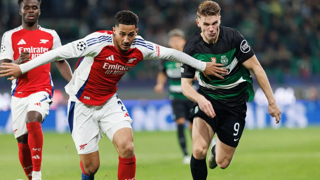 Saliba claims Arsenal team-mate is 'top three' in the world after Champions League win 1 Conglomeration protector William Saliba