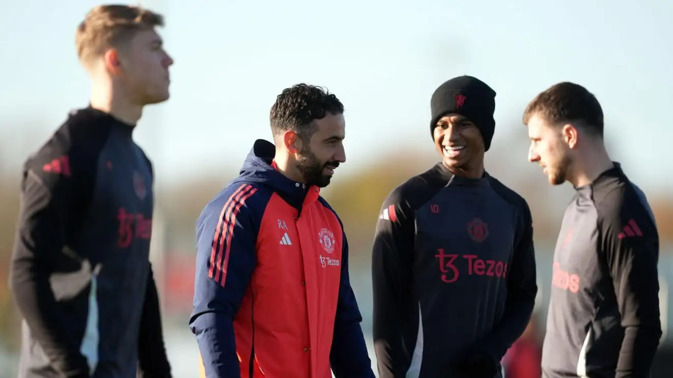 Ruben Amorim SLAPS Man Utd players as training session turns 'bizarre' 1 Ruben Amorim through Male Utd gamers in instructional.